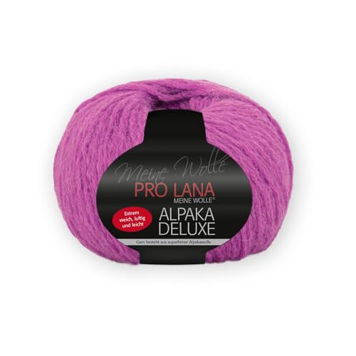 PRO LANA Alpaka Deluxe - Farbe: Kardinal (43) - 50 g/ca. 150 m Wolle von PRO LANA