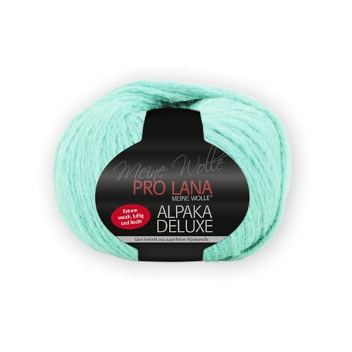 PRO LANA Alpaka Deluxe - Farbe: Mint (65) - 50 g/ca. 150 m Wolle von PRO LANA