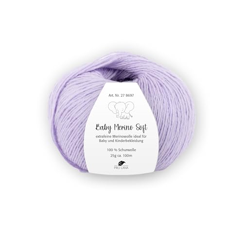 PRO LANA Baby Merino Soft - Farbe: Flieder (41) - 25 g/ca. 100 m Wolle von PRO LANA