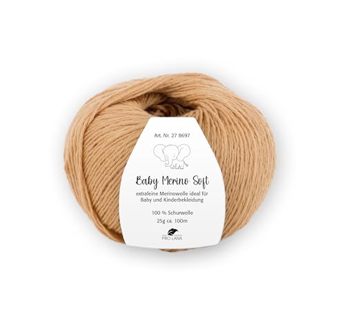 PRO LANA Baby Merino Soft - Farbe: Fuchs (23) - 25 g/ca. 100 m Wolle von PRO LANA