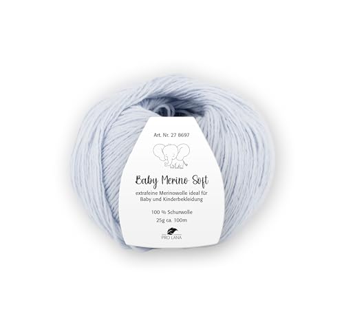 PRO LANA Baby Merino Soft - Farbe: Hellblau (56) - 25 g/ca. 100 m Wolle von PRO LANA