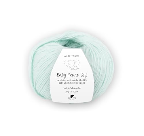 PRO LANA Baby Merino Soft - Farbe: Mint (63) - 25 g/ca. 100 m Wolle von PRO LANA