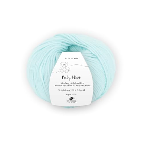 PRO LANA Baby Micro - Farbe: Mint (61) - 50 g/ca. 155 m Wolle von PRO LANA