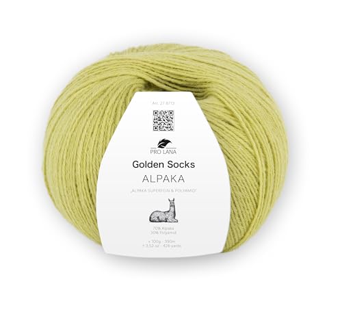 PRO LANA Golden Socks Alpaka 100g 74 - Kiwi von PRO LANA