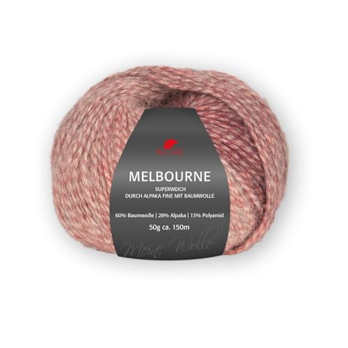 PRO LANA Melbourne - Farbe: Himbeer (283) - 50 g/ca. 150 m Wolle von PRO LANA