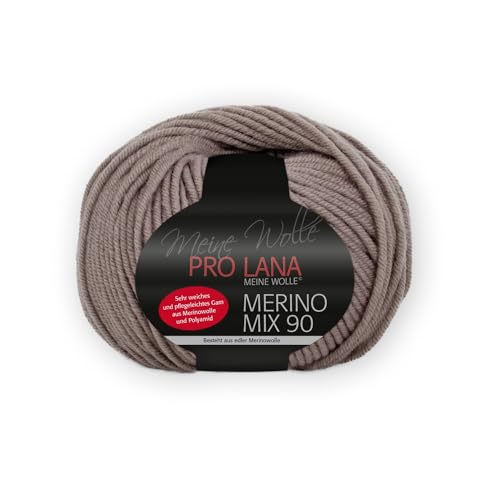 PRO LANA Merino Mix 90 - Farbe: Marone (12) - 50 g/ca. 90 m Wolle von PRO LANA