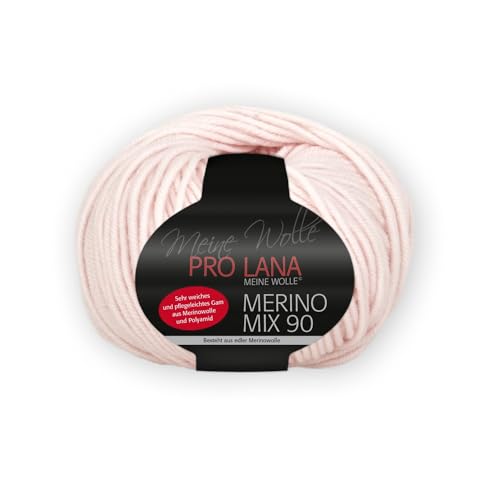 PRO LANA Merino Mix 90 - Farbe: Rosa (37) - 50 g/ca. 90 m Wolle von PRO LANA