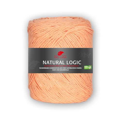 PRO LANA Natural Logic - Farbe: Apricot (25) - 100 g/ca. 225 m Wolle von PRO LANA