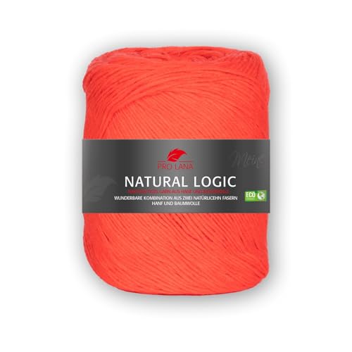 PRO LANA Natural Logic - Farbe: Koralle (37) - 100 g/ca. 225 m Wolle von PRO LANA