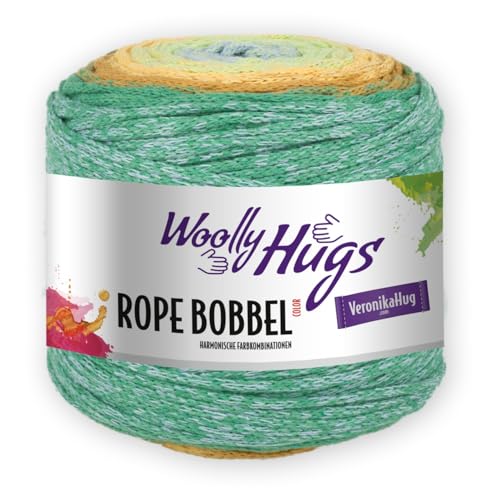 PRO LANA Rope Bobbel Color - Woolly Hugs - Farbe: Gelb/Grün (108) - 250 g/ca. 210 m Wolle von PRO LANA