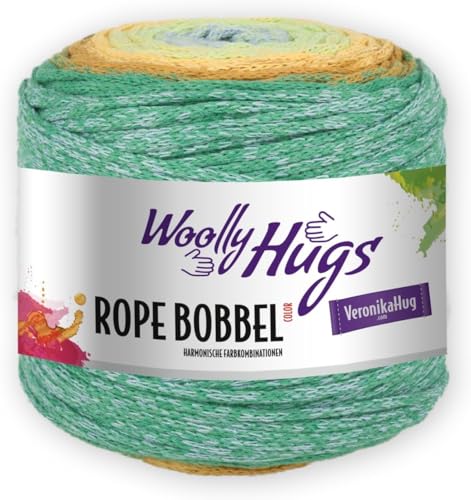 PRO LANA Rope Bobbel Color - Woolly Hugs - Farbe: Gelb/Grün (108) - 250 g/ca. 210 m Wolle von PRO LANA