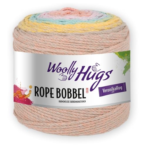 PRO LANA Rope Bobbel Color - Woolly Hugs - Farbe: Pastell (106) - 250 g/ca. 210 m Wolle von PRO LANA