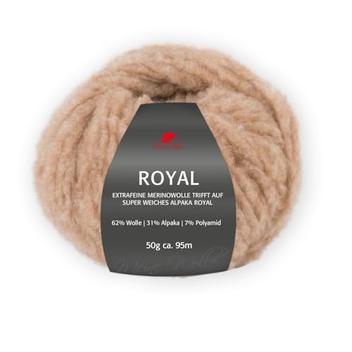 PRO LANA Royal - Farbe: Sand (08) - 50 g/ca. 95 m Wolle von PRO LANA