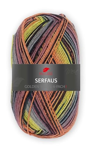 PRO LANA Serfaus - Golden Socks - Farbe: 405.09-100 g/ca. 420 m Wolle von PRO LANA