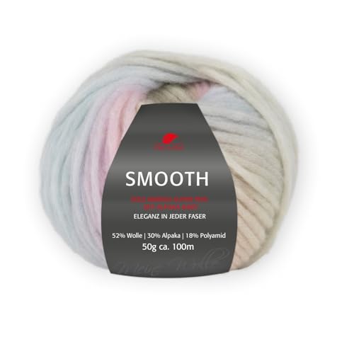 PRO LANA Smooth - Farbe: Pastell Color (87) - 50 g/ca. 100 m Wolle von PRO LANA