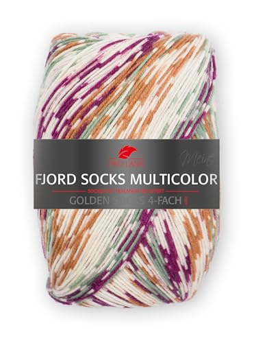 Pro Lana FJORD SOCKS MULTICOLOR 100 g 4-fach Sockenwolle mit einem einzigartigen Fjordmuster 425 m, Farbe:481 von PRO LANA