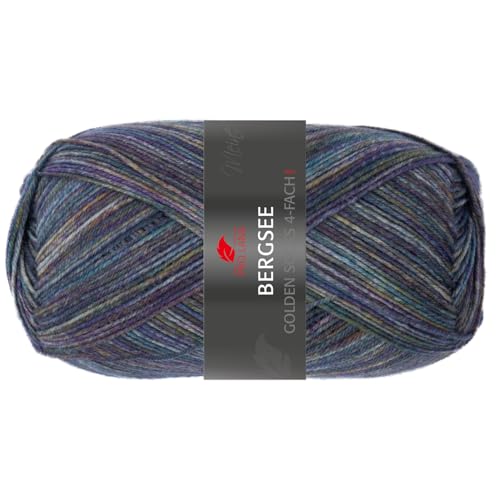 Pro Lana Golden Socks BERGSEE 100 g 4-fach Sockenwolle mit 75% Schurwolle 420 m, Farbe:679 von PRO LANA