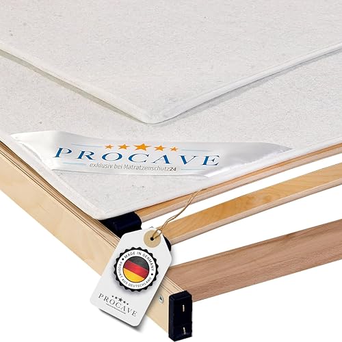 PROCAVE | Hochwertiger Filzschoner für Lattenrost | Schützende Matratzenunterlage 100x190 cm | Atmungsaktiver Matratzenschoner aus Nadelfilz | Made in Germany von PROCAVE