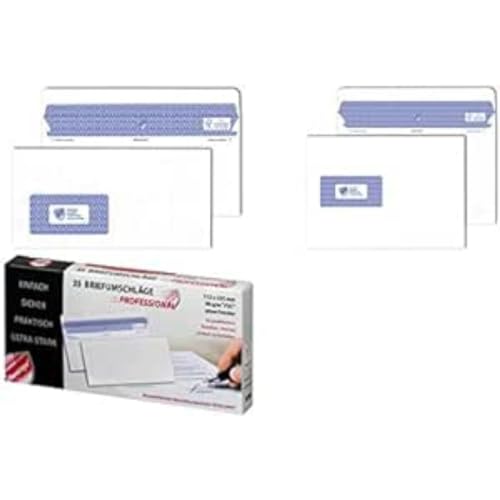 PROFESSIONAL 30051785 MAILmedia Briefumschlag REVELOPE, 112 x 225 mm, mit Fenster von Professional アリエール