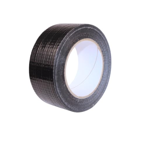 PROFIVENT.DE Universelles 48mm x 50m Wasserdicht Gewebeklebeband Panzertape Duct Tape Reparatur Klebeband Starke Klebkraft (Schwarz) von PROFIVENT.DE