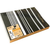 400 PROnappe Platzsets Smoking schwarz 30,0 x 40,0 cm von PROnappe