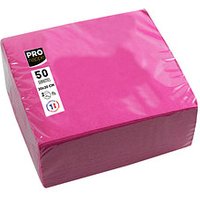 PROnappe Servietten fuchsia 2-lagig 10,0 x 10,0 cm 50 St. von PROnappe