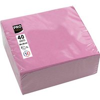 PROnappe Servietten rosa 2-lagig 38,0 x 38,0 cm, 40 St. von PROnappe