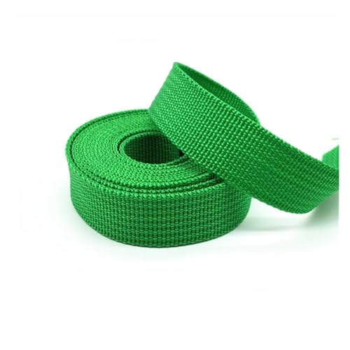 Gurtband, 2 Yards, 20 mm, Canvas-Band, Gürteltaschen-Gurtband, Nylon-Gurtband, Haustier-Gurtband, Rucksack-Umreifung, Nähen, Tasche, Gürtel, Zubehör(Green) von PRPRP