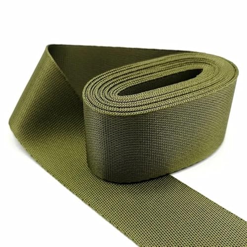 Gurtband, 2 Yards, 32 mm, Nylon-Gurtband, Rucksack-Umreifung, Nähen, Tasche, Gürtel, Zubehör(Green) von PRPRP