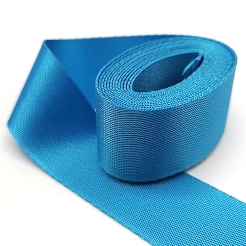 Gurtband, 2 Yards, 32 mm, Nylon-Gurtband, Rucksack-Umreifung, Nähen, Tasche, Gürtel, Zubehör(Lake Blue) von PRPRP