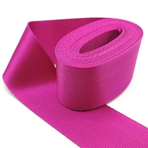 Gurtband, 2 Yards, 32 mm, Nylon-Gurtband, Rucksack-Umreifung, Nähen, Tasche, Gürtel, Zubehör(Rose) von PRPRP