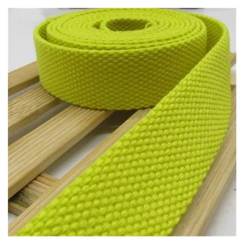 Gurtband, 38 mm, 5 Meter, Canvas-Gurtband, Gürteltaschen-Gurtband, Baumwoll-Gurtband, Nylon-Gurtband, DIY-Rucksackgurt, Nähen, Tasche, Gürtel, Hundezubehör(Golden) von PRPRP