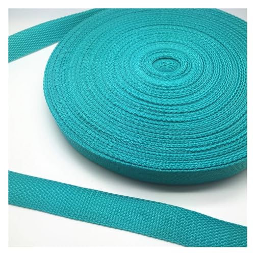 Gurtband, 5 Yards, 20 mm breiter Riemen, Nylon-Gurtband, Rucksack-Umreifungsgürtel, DIY, Haustier-Seil, Nähen, Basteln(Sea Green) von PRPRP