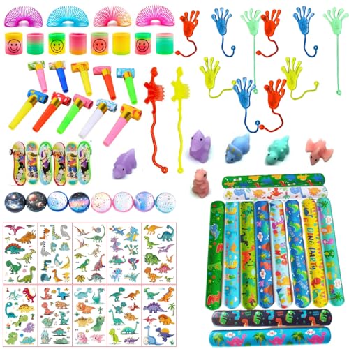 PRXYVLQT 76 Stücke Kindergeburtstag Mitgebsel Set,Partyspielzeuge,Schülerbelohnung, Goodie Bag Füllstoffe, Party Give Aways Party Favor Spielzeug Pinata Füllstoffe Beutel Karnevalspreise von PRXYVLQT