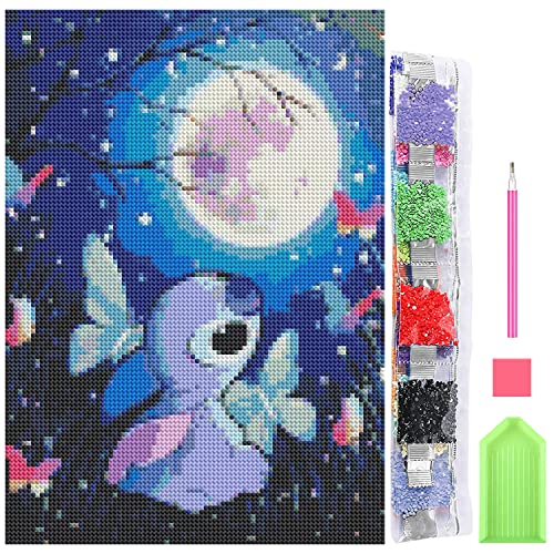 PSIMET 5D DIY Diamond Art Painting Kit Vollbohrer, 30 x 40 cm Diamond Painting Bunt, Diamant-kreuzstich für Kinder Erwachsene Home Wanddekoration von PSIMET