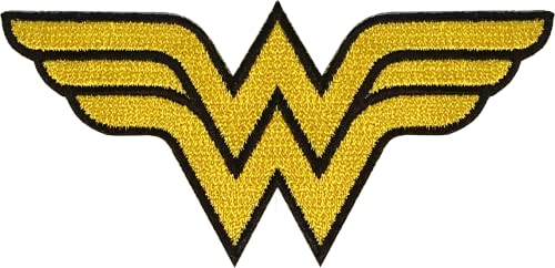 Aufnäher mit Wonder Woman-Logo, Aufbügel Patches, zum Aufbügeln auf der Rückseite, Comics-Helden-Applikation, Stickerei, Dekoration für Kleidung von PSL