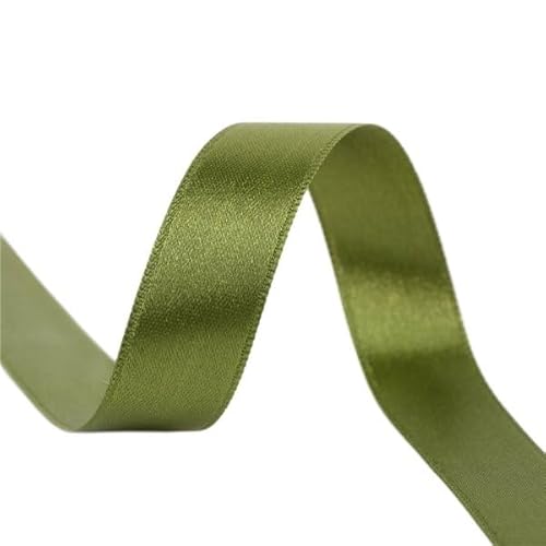 PST Doppelseitiges Satinband, 25 m, 10 mm, Khaki von PST