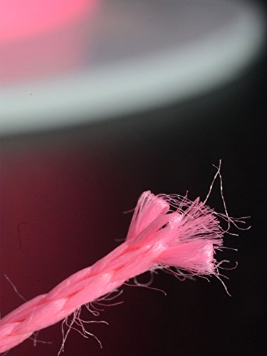 1000m-Rolle PSYWORK Schwarzlicht Textil-Schnur Rosa, 1,5mm von PSYWORK
