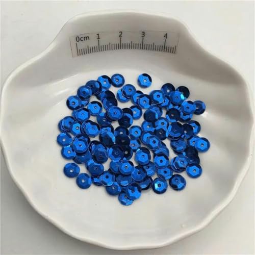 10 g 3 mm 4 mm 6 mm 10 mm Silberbasis Cup PVC Pailletten Glitzer Pailletten für Kleidung, Hüte, Schuhe. Kinder DIY. Handgefertigtes Accessoire-Dunkelblau-150 g 4 mm von PTBMBZ