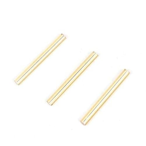 3 x 25 mm lange Röhrenperlen, tschechische Glasperlen zur Schmuckherstellung, lose Stiftperlen, bezauberndes DIY-Armband, Halskettenzubehör, XXL01, ca. 50 Stück, 13,5 g von PTBMBZ