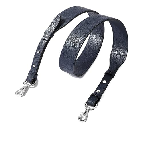 106-110cm Verstellbarer Taschengurt Schultergurt Für Taschen, 3,8 cm breiter Universal Ersatz Schultergurt Umhängegurt Leder Tragegurt für Handtasche Schulterriemen Taschen Zubehör -Navy blau von PTNKUIIY