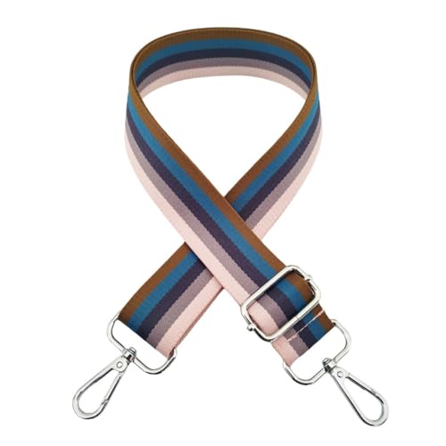 PTNKUIIY 72-130CM Verstellbar Schultergurt für Taschen Breit 3.8cm Tragegurt Schulterriemen mit Karabiner Streifen Muster Ersatz Trageriemen Taschenhenkel für DIY Taschen Handtaschen -braun blau PTNKUIIY 72-130CM Verstellbar Schultergurt für Taschen Breit 3.8cm Tragegurt Schulterriemen mit Karabiner Streifen Muster Ersatz Trageriemen Taschenhenkel für DIY Taschen Handtaschen -braun blau von PTNKUIIY