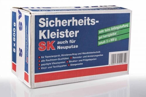 5 x Pufas Sicherheitskleister SK 800g Kleister Tapetenkleister von PUFAS