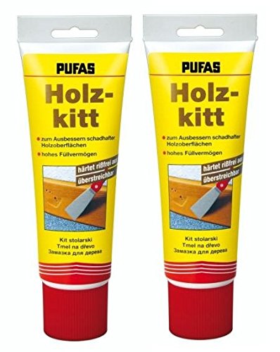 Pufas Holzkitt 400g im Spar - Doppelpack von PUFAS