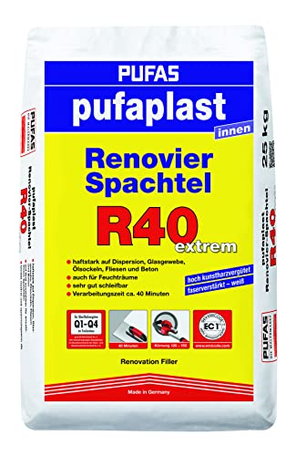 Pufas Pufaplast R 40 Renovier-Spachtel 25,000 KG von PUFAS