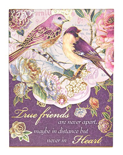 Punch Studio Plum Bird Friends 46571 Notizblock, mehrfarbig von PUNCH STUDIO