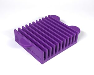 Purple Hobbies Quilt-Lineal, innovatives Schneid-, Näh- und Quiltwerkzeug, Violett, 10 Schlitze, 3 mm, 7,6 cm flach) von PURPLE HOBBIES