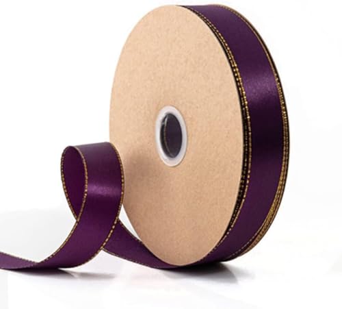 dekorieren Band. Satinband, Geschenkband, Stoffband, Band, DIY-Bastelbänder for Hochzeiten, Brautpartys, DIY-Boxen-Dekoration, Blau (Farbe: Blauw) (Color : Purple) von PUTOVA