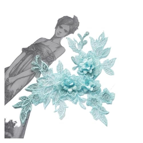Spitzenapplikation, Spitzenapplikation, 1 Stück, 3D-Spitzenblumen-Stickerei-Applikation, Besatz, Aufnäher, DIY-Nähdekoration, Basteln, Hochzeitskleid-Accessoire, handgefertigt for Hochzeitskleid, Brau Spitzenapplikation, Spitzenapplikation, 1 Stück, 3D-Spitzenblumen-Stickerei-Applikation, Besatz, Aufnäher, DIY-Nähdekoration, Basteln, Hochzeitskleid-Accessoire, handgefertigt for Hochzeitskleid, Brau von PUYUNA
