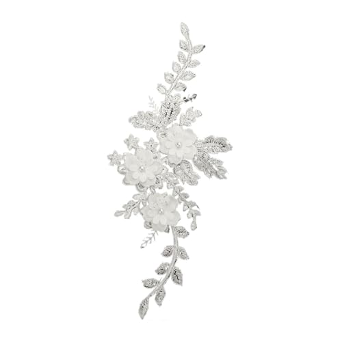 Spitzenapplikation, Spitzenapplikation, weiße Stickerei, Nagelperlen, Blumenspitze, Ausschnittstoff, DIY-Spitzenkragenstoff, Nähapplikation, Bekleidungszubehör, Basteln for Hochzeitskleider, Brautklei Spitzenapplikation, Spitzenapplikation, weiße Stickerei, Nagelperlen, Blumenspitze, Ausschnittstoff, DIY-Spitzenkragenstoff, Nähapplikation, Bekleidungszubehör, Basteln for Hochzeitskleider, Brautklei von PUYUNA